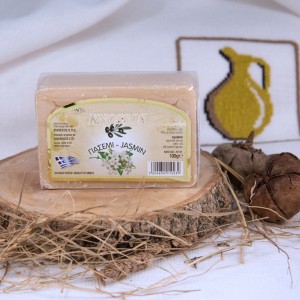 Натуральное оливковое мыло ЖАСМИН Knossos, 100г