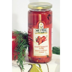 Перец красный печеный сладкий Nestos, Греция, ст/б, 450г