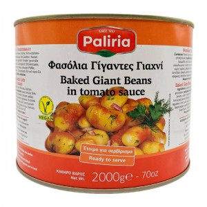 Фасоль гигантская печёная Palirria, Греция, ж/б, 2кг