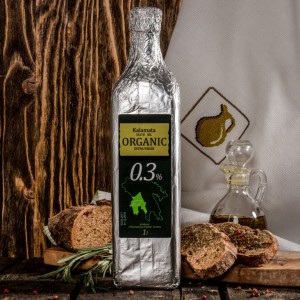 Органическое оливковое масло Olivi Kalamata 0.3, Греция, ст.бут., 1л