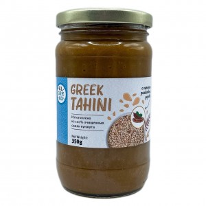El Greko. Тахини с сиропом рожкового дерева, стекл.банка, 350г