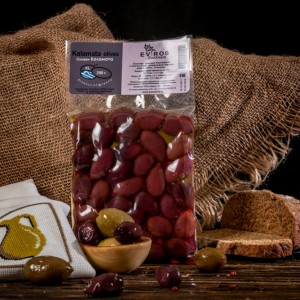 Оливки Каламата (р. XL) EVROS, Греция, вакуум, 250г Оливки Каламата (р. XL) EVROS, Греция, вакуум, 250г