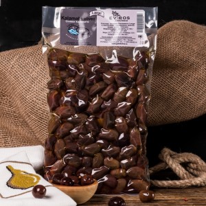 Оливки Каламата (р. L) EVROS, Греция, вакуум, 500г Оливки Каламата (р. L) EVROS, Греция, вакуум, 500г
