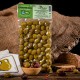 Оливки консервированные зеленые Халкидики (размер L), вакуум, 250г