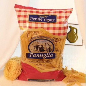 Паста Penne Rigate (трубочки) Famiglia, Греция, 500г Паста Penne Rigate (трубочки) Famiglia, Греция, 500г