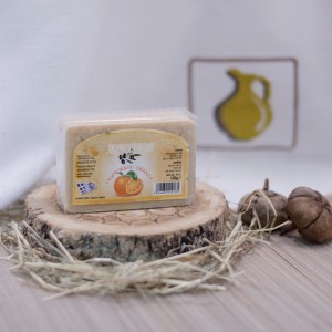 Натуральное оливковое мыло АПЕЛЬСИН Knossos, 100г
