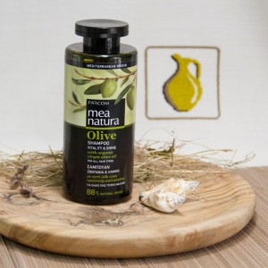 Шампунь для всех типов волос MEA Natura Olive, Греция, пласт.бут., 300мл