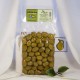 Предзаказ! А-серия. Оливки зеленые Халкидики с косточкой, вакуум, 500г