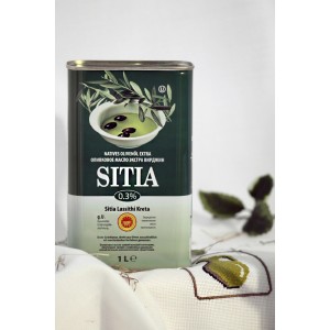 Оливковое масло P.D.O. Sitia (Сития) 0.3%, 1л
