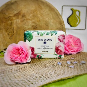 Туалетное мыло с ароматом пиона Blue Scents, 150г Туалетное мыло с ароматом пиона Blue Scents, 150г