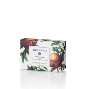 Туалетное мыло с ароматом граната Blue Scents, 150г Туалетное мыло с ароматом граната Blue Scents, 150г
