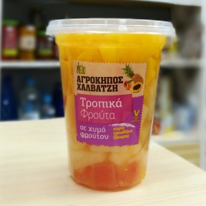 Коктейль из кусочков тропических фруктов (БЕЗ сахара), 400г Коктейль из кусочков тропических фруктов (БЕЗ сахара), 400г