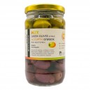Микс из оливок (L) без косточки в рассоле, Греция, ст.банка, 350г