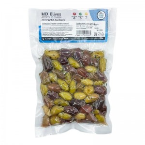 El Greko. Микс из оливок Каламата и Халкидики, Греция, вакуум, 200г
