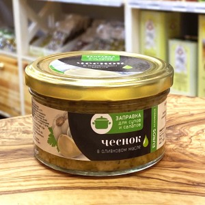 Заправка из чеснока в оливковом масле, ст.банка, 150г Заправка из чеснока в оливковом масле, ст.банка, 150г