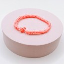 Розовый комбоскини с молочными бусинами, Афон