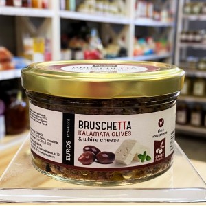 Брускетта из оливок Каламата с белым сыром, Греция, ст.банка, 150г Брускетта из оливок Каламата с белым сыром, Греция, ст.банка, 150г