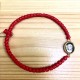 Красный комбоскини медальон с позолотой (Матрона), Афон
