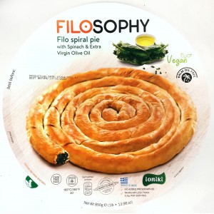 Спиральный пирог "Филло" со шпинатом и оливковым маслом IONIKI, 850г