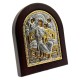Икона "Всецарица" (107х128 мм), серебро, Греция