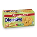 Печенье с цельнозерновой мукой без сахара Digestive Papadopolous, карт. коробка, 250г