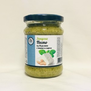 El Greko. Закуска ПЕСТО из базилика с кешью и сыром, ст.банка, 220г El Greko. Закуска ПЕСТО из базилика с кешью и сыром, ст.банка, 220г