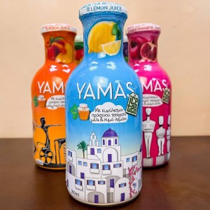 Чай зеленый с медом и соком лимона YAMAS, Греция, ст.бут., 360мл Чай зеленый с медом и соком лимона YAMAS, Греция, ст.бут., 360мл