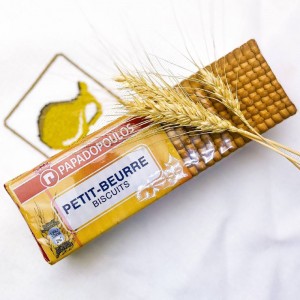 Печенье "Petit Beurre" затяжное Papadopolous, пленка, 225г Печенье "Petit Beurre" затяжное Papadopolous, пленка, 225г