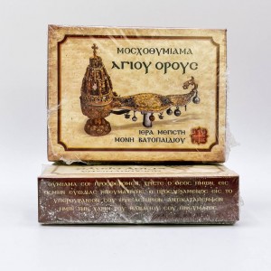 Ладан Ватопедский, аромат "Миро", Греция, карт.короб, 50г Ладан Ватопедский, аромат "Миро", Греция, карт.короб, 50г