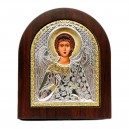 Икона "Ангел Хранитель" (107х128 мм), серебро, Греция