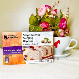 Халва кунжутная с фисташками Kandylas, Греция, 200г