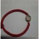 Красный комбоскини медальон с позолотой (Николай), Афон