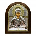 Икона "Матрона" (147х180 мм), серебро, Греция