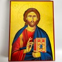 Икона "Спаситель" рукописная (30х40 см), Святая гора Афон, Греция