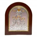 Икона "София и Вера, Надежда, Любовь" (107х128 мм), серебро, Греция