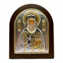 Икона "Нектарий Эгинский" (147х180 мм), серебро, Греция