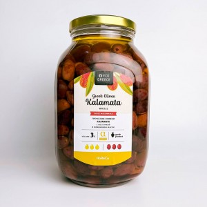 А-серия. Каламата с косточкой в оливковом МАСЛЕ, ст.б., 2кг А-серия. Каламата с косточкой в оливковом МАСЛЕ, ст.б., 2кг