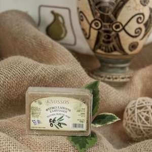 Натуральное оливковое мыло ЗЕЛЕНОЕ Knossos, 100г