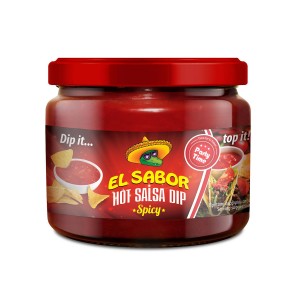 Соус-дип сальса ОСТРЫЙ El Sabor, Греция, ст.банка, 300г Соус-дип сальса ОСТРЫЙ El Sabor, Греция, ст.банка, 300г