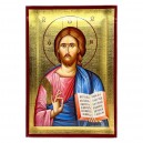 Икона Христос (Спас Оплечный), 14х20 см, дерево, Греция