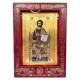 Икона Христос Вседержитель, 14х20 см, дерево, Греция