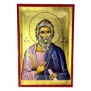 Икона Святой Андрей Первозванный (состаренная), 14х20 см, дерево, Греция