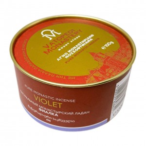 Ладан Ватопедский, аромат "Фиалка", Греция, карт.короб, 100г
