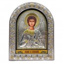 Икона Ангел Хранитель (160х210 мм), кожаная основа со стеклом, Греция
