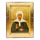 Икона Матрона (прямоугольная), 16х21 см, дерево, Греция