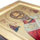 Икона Святой Николай (прямоугольная), 22х29 см, дерево, Греция