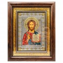 Икона Спаситель (прямоугольная), 160х200 мм, дерево, Греция
