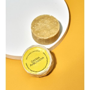 Шампунь твердый с пудрой ним и крапивой для жирной кожи головы. Мини-версия