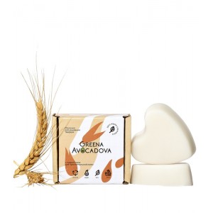 Молочко для умывания твердое с пудрой овса. Для чувствительной кожи. 