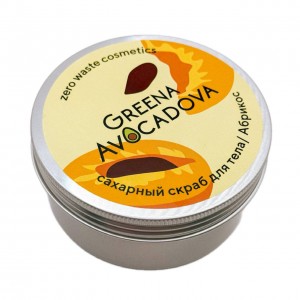 Скраб сахарный для тела Абрикос 200 мл